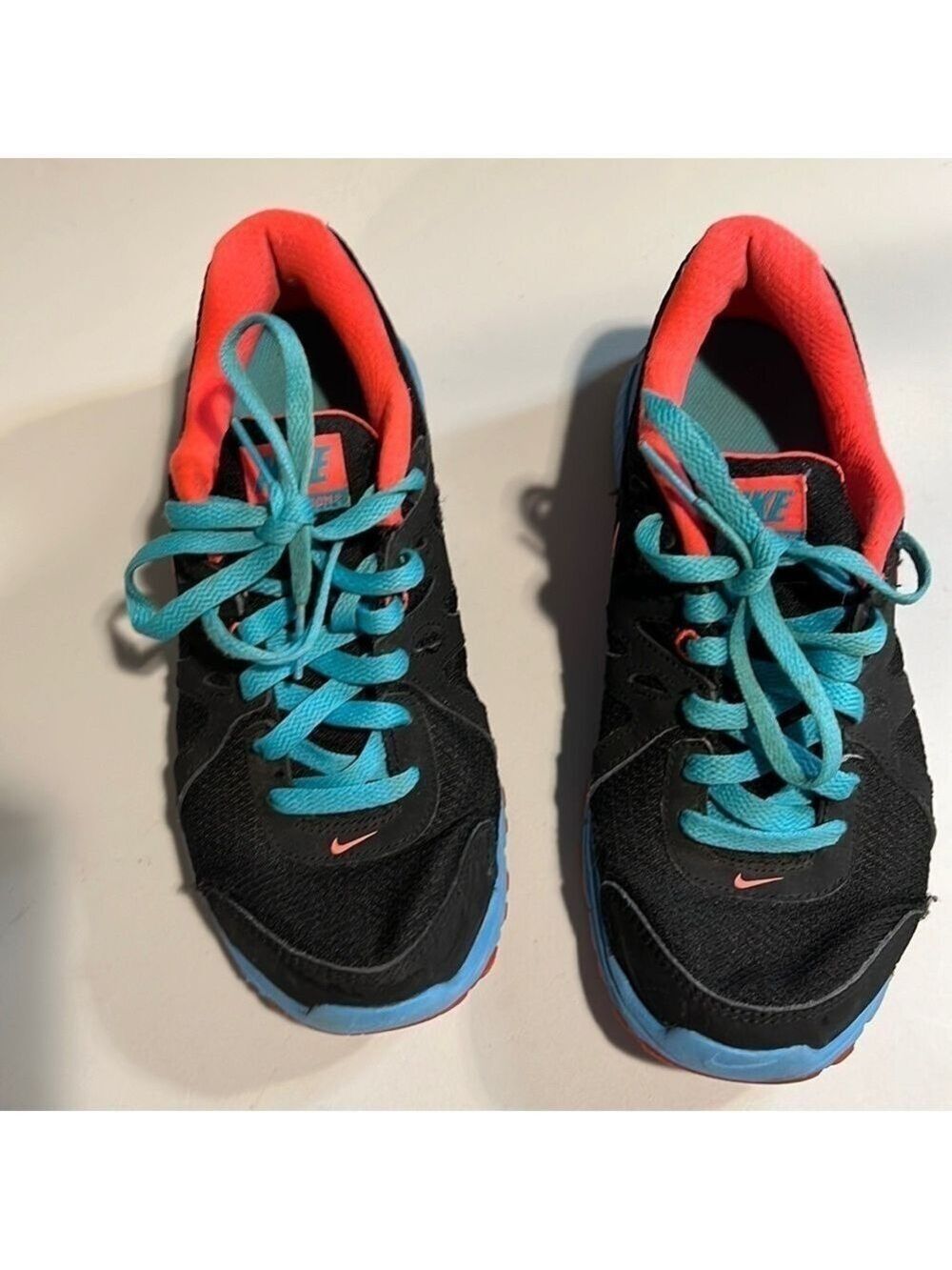 Nike REVOLUTION black, blue, orange Running Shoes Size 7